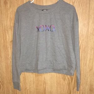 XOXO Long sleeve Crop Top - Size XL